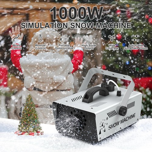 1000w snow machine remote - snow, 1l