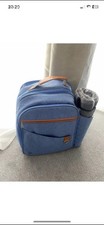 Greenfield Deluxe Picnic Backpack In Blue With Full Picnic Set For 2 Paid £95