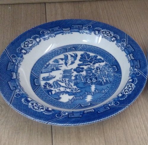 Woods ware willow bowl - woods,