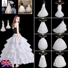Wedding Petticoat/Bridal Hoop Hoopless Crinoline/Prom Underskirt/Fancy Skirt -UK