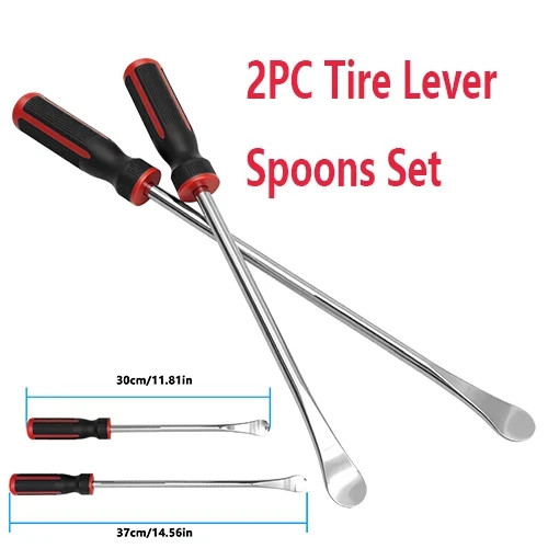 2pc tire lever spoons - lever, bar