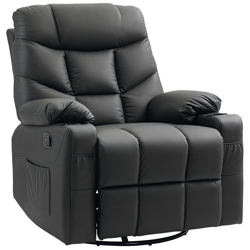 Homcom manual recliner chair - manual,