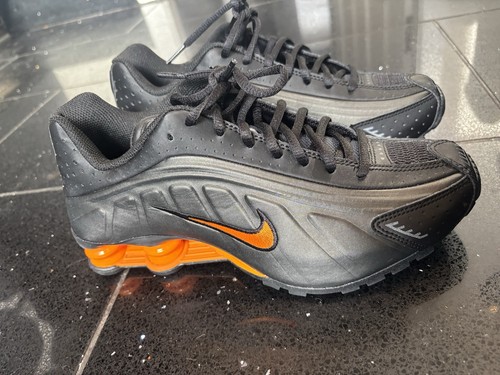Nike shox black orange - nike, r4