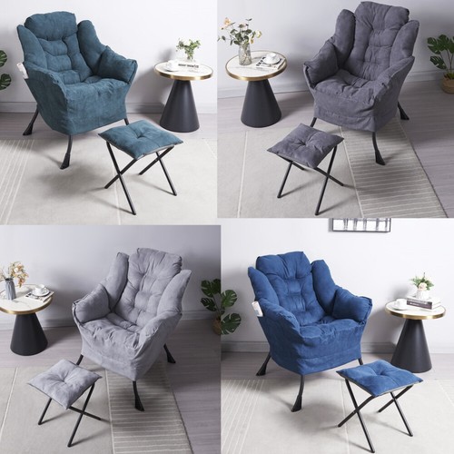 Fabric lazy chair with - fabric,