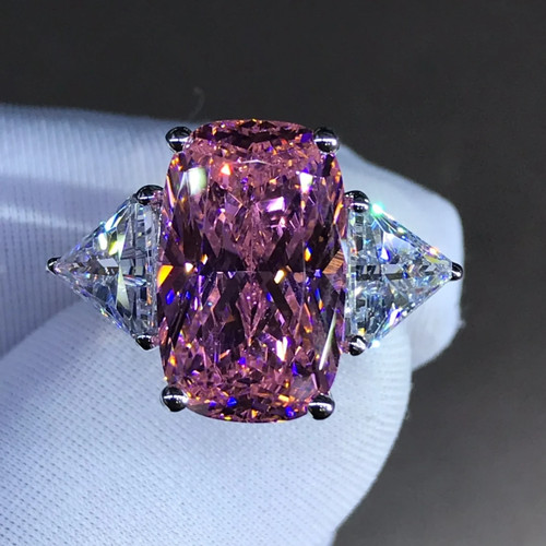 Treated cushion cut - cushion,