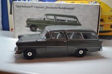 MINICHAMPS - OPEL REKORD P1 CARAVAN - DEUTSCHE BUNDESPOSTE- 1/18 SCALE MODEL CAR