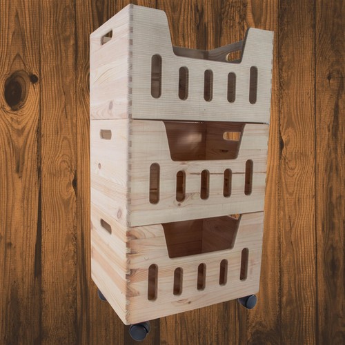 Tier wooden vegetable food - wooden,