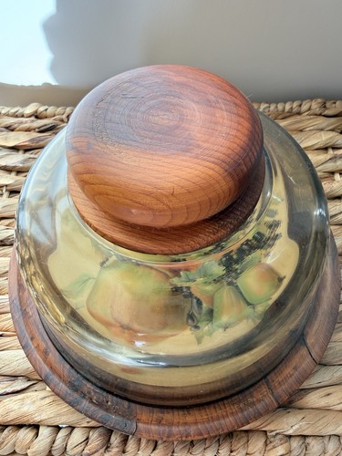 Vintage cheese dome dish - cheese,