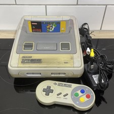 Nintendo SNES Console + Super Mario World Game UK PAL