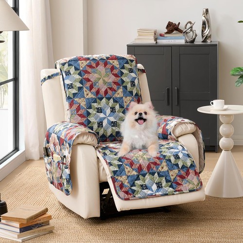 Patchwork recliner chair - patchwork,