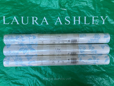 Laura Ashley Lilac Cobalt Wallpaper -3 ROLLS- Batch W078017-A/1  Free Postage