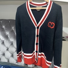 GUCCI Cardigan Navy Size M 