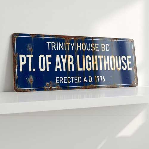 Point ayr lighthouse metal - of,