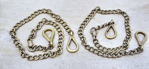 Pair vintage solid brass - solid,