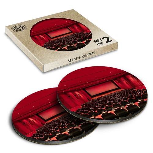 Boxed round coasters - boxed,