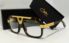 Cazal Sunglasses Tortoise & Gold Frame Clear Lens Men's Women's Eyewear Unisex