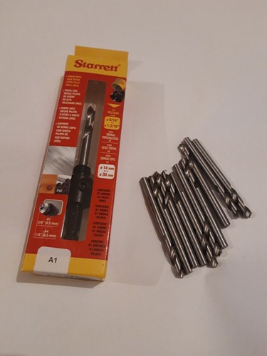 Starrett arbor 10 drill - c/w,
