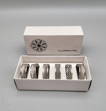 Napkin Rings - Florantal - Silver Plated - 4cm Wide