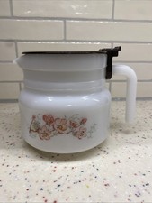 Vintage Arcopal Florentine Pyrex Lidded Milk/Coffee Pot 13.5 Cm H  Perfect  