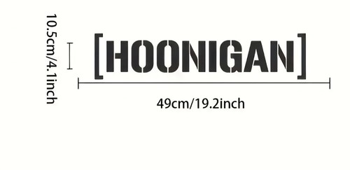 Hoonigan jdm jap text only - text,