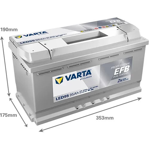 Varta led95 dual purpose efb - led95,