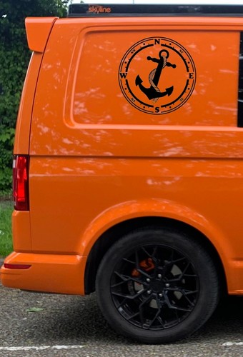 Camper van sticker - sticker, viking
