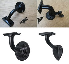 SOLID CAST IRON RUSTIC STAIR BANNISTER SUPPORT HAND RAIL ROD HANDRAIL BRACKET