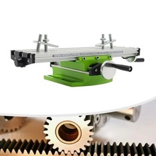 Compound Worktable Cross Slide Bench Drilling Milling Vise Working Table 2 Axis