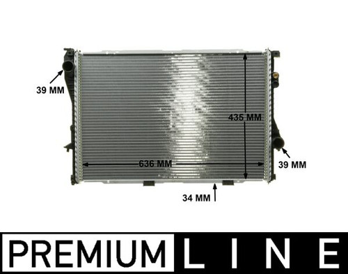 Hella 8mk376711 111 - 8mk376711-111, radiator