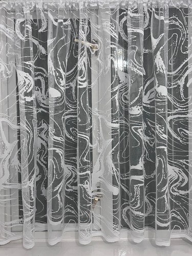 White sheer net - white, curtains