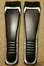KICKPADS Wrestling Gear Black with Silver Outline - TRUNKS TIGHTS KNEEPADS NEW 