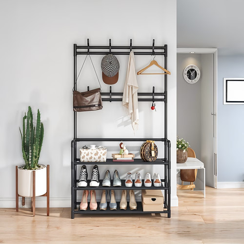 Metal coat rack - coat, bench
