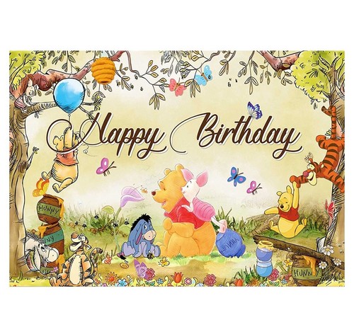 Winnie the pooh backdrop - the,