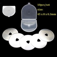 10pc SKS-7 45MM Rotary Cutter Blade Sewing Quilting Cutting Tool Fit Olfa Fiska