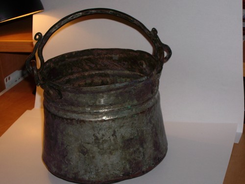 Old antique copper colored - old,