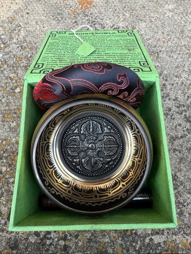 Tibetan singing bowl set - singing,