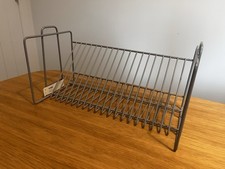 IKEA Vink Metal CD Holder Storage Tower Rack Silver