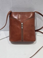 Vera Pelle Leather Crossbody Bag