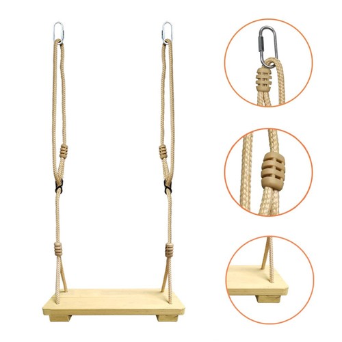 Wood tree swing seat - swing,