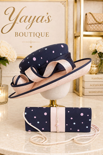Jacques vert navy blush pink - &,