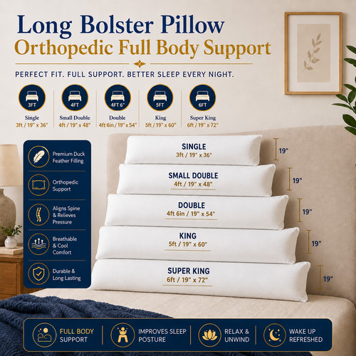 Bolster pillow orthopedic - pillow,