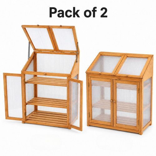 Wooden greenhouse cold - 2x,