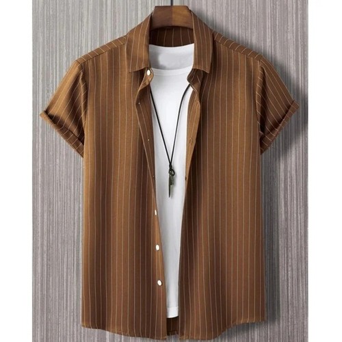 Mens hawaiian floral - shirt, 3d