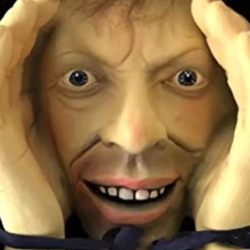 Scary peeper halloween clown - scary,