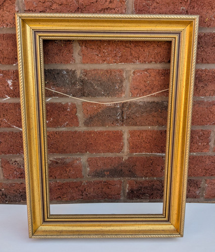 Vintage gold picture - gold,