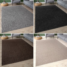 Modern Rugs and Runners in Solid Design for Living Room Nursery Bedroom Hallway