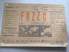 QSL Radio Card France 1932 Ref