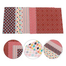  10Pcs DIY Fabric Sheet Cotton Sewing Fabric Printed Quilting Fabric Patterned