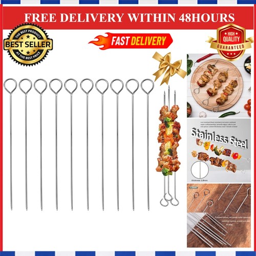 10pcs stainless steel bbq - stainless,