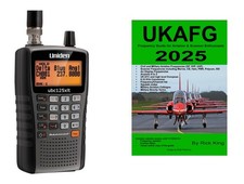 Handheld Scanner - Uniden UBC 125 XLTC + UKAFG 2025 Airband Frequency Guide
